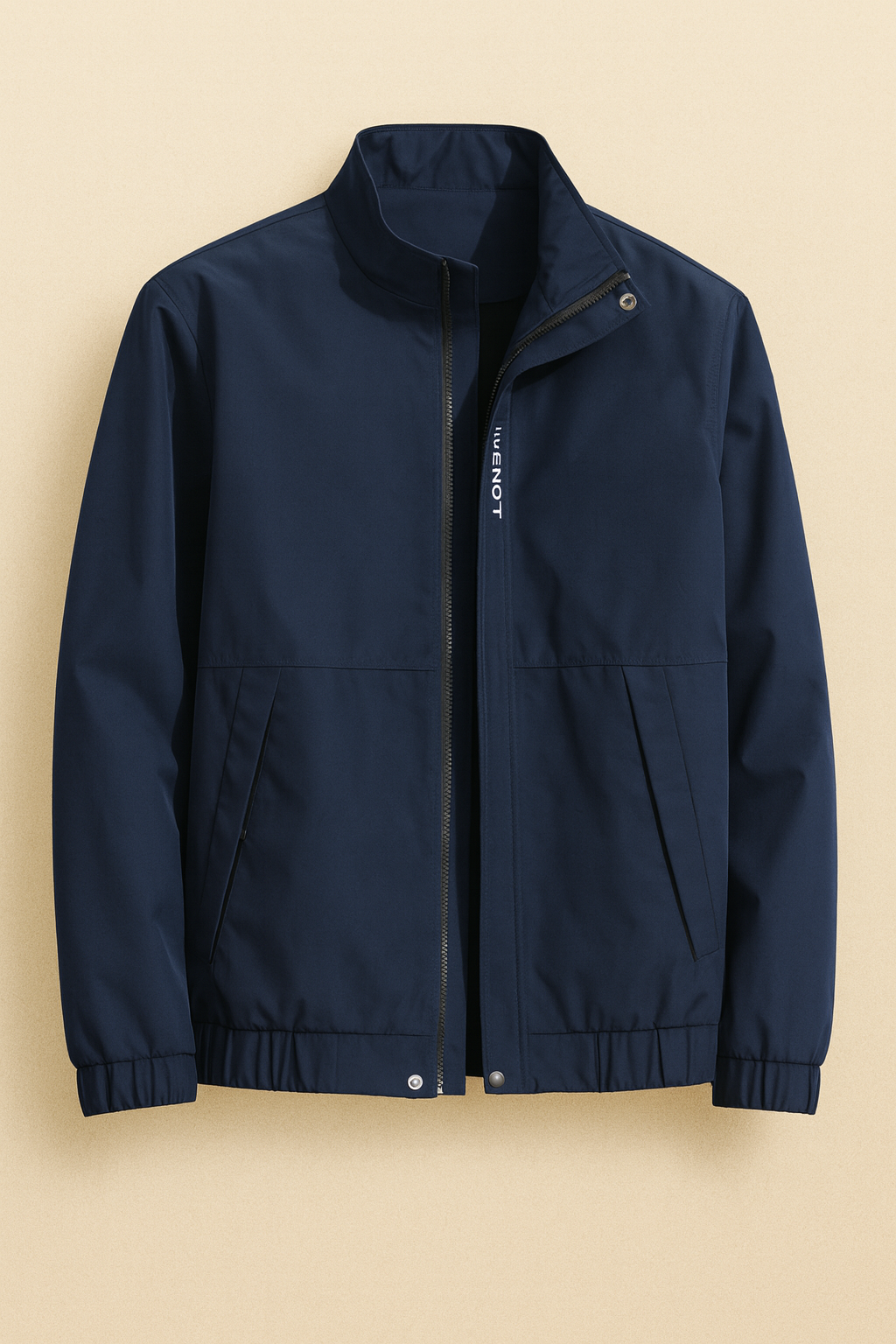 UpperQuest Men’s Casual Zipper Jacket – Blue Colour | Lightweight Winter Jacket | Stylish Everyday Outerwear