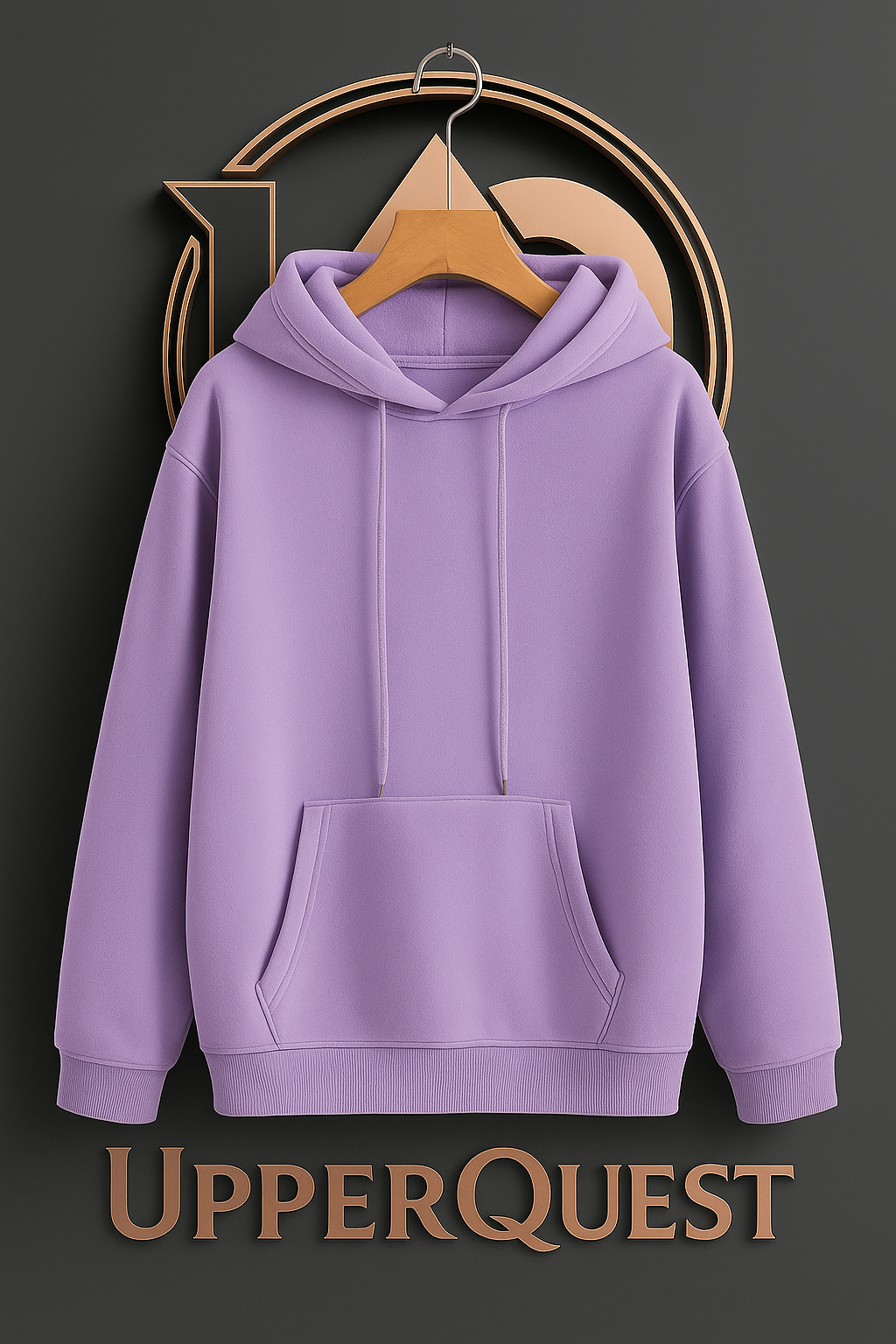 Unisex Lavender Fleece Hoodie – Soft, Cozy & Minimal Streetwear | Winter Casual Pullover