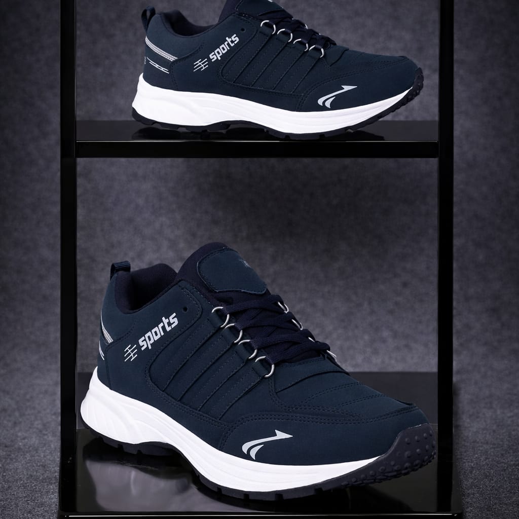 UpperQuest Sports Running Shoes – Blue Colour | Lightweight Comfortable Sneakers for Men