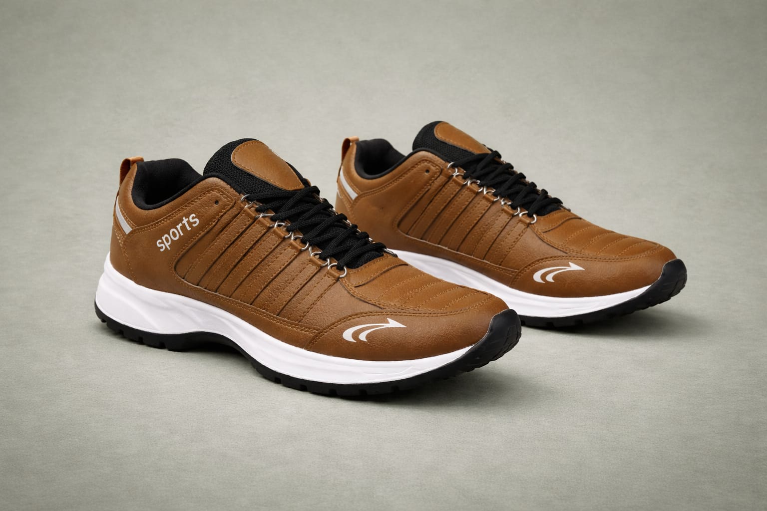 UpperQuest Running Sports Shoes – Brown Colour | Lightweight Comfortable Sneakers for Men