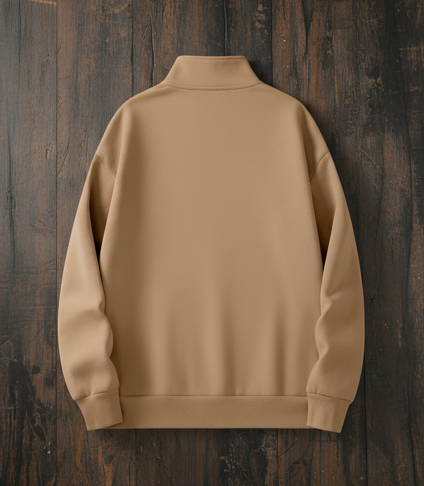 Men’s Premium Half Zip Fleece Sweatshirt – Warm & Stylish Winter Wear